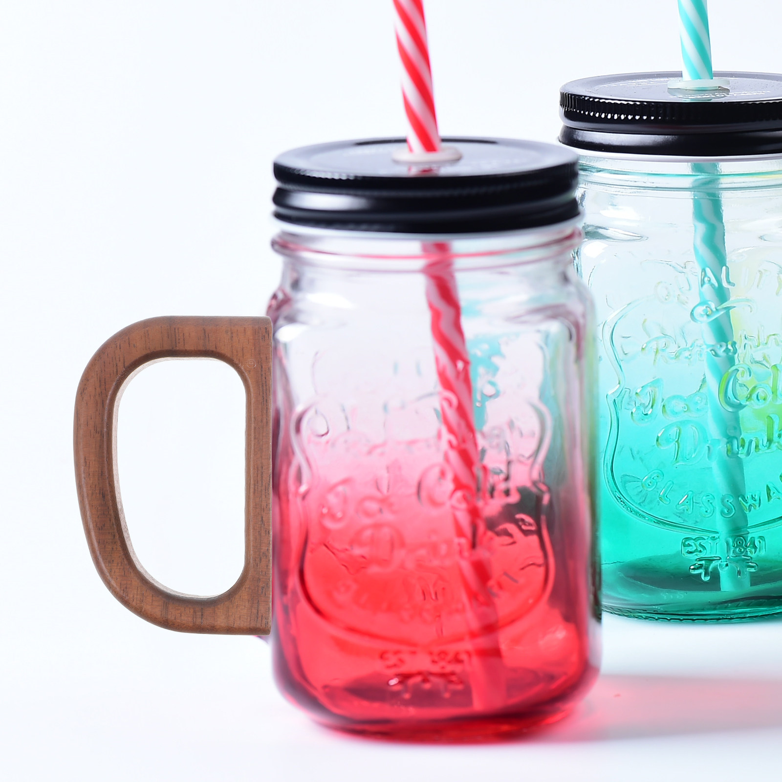 Coffee Tea Replacement - 2 stuks walnoot houten mokhandvat ergonomisch