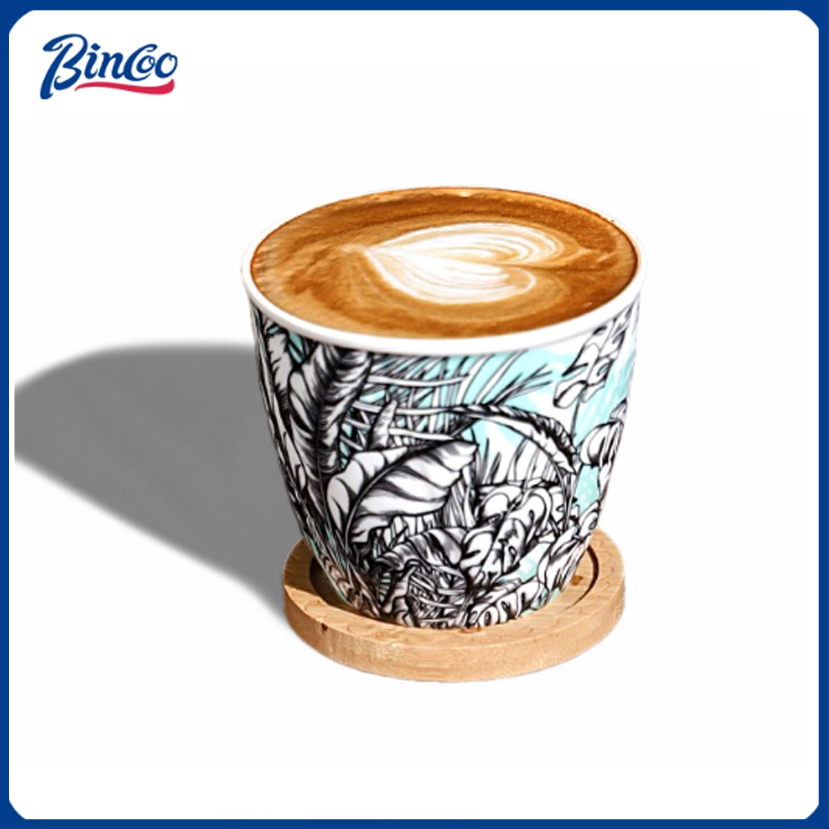 Coffee Tea Latte - BINCOO Keramische Koffiekop Creatieve Jungle Bloemen