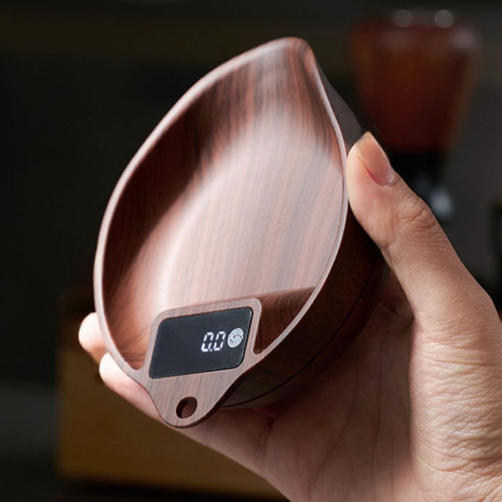 Coffee Tea Leaf And Bean - Kruidenweegschaal LED digitaal display Koffieweegschaal Nauwkeurige
