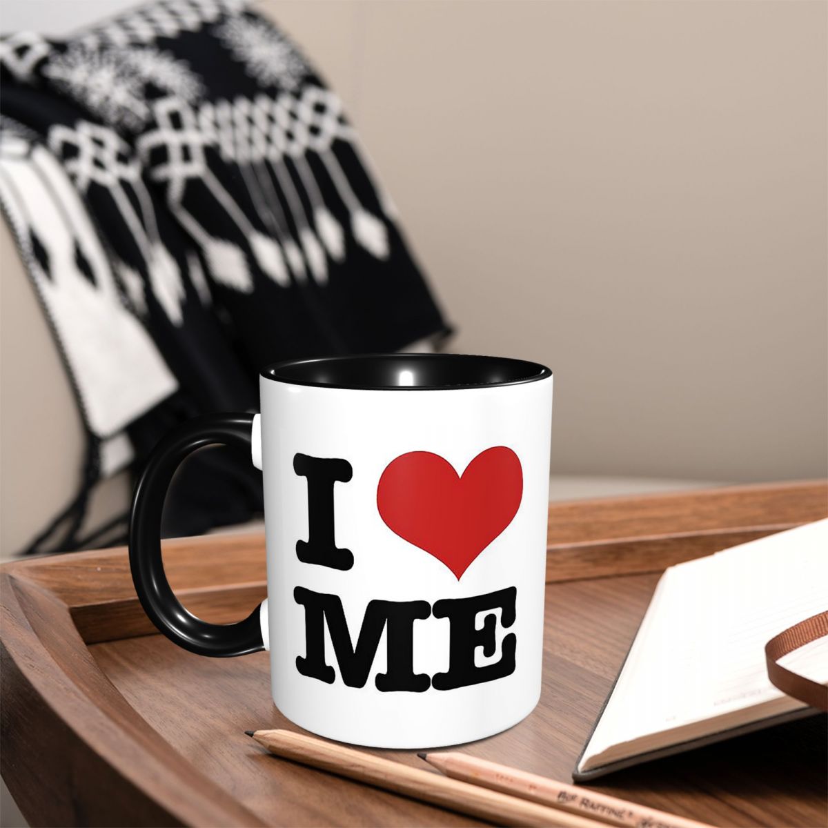 Coffee Tea You And Me - I Love Me Mok Grappige keramische