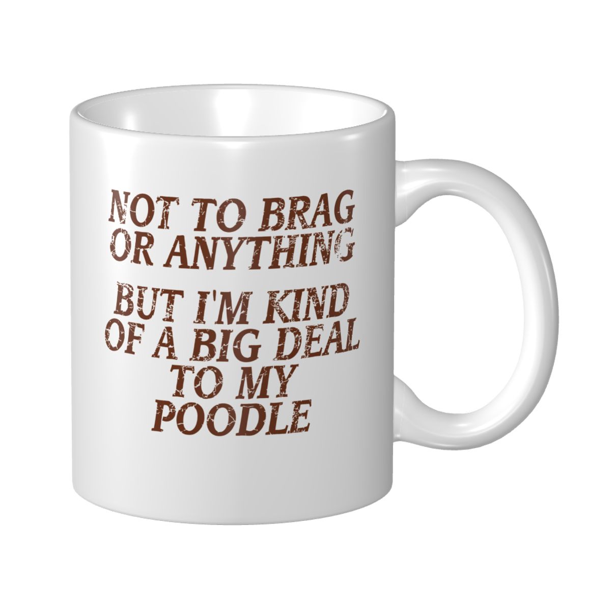 Coffee Tea Joke - Mark Cup Mok Poedel Joke Hond