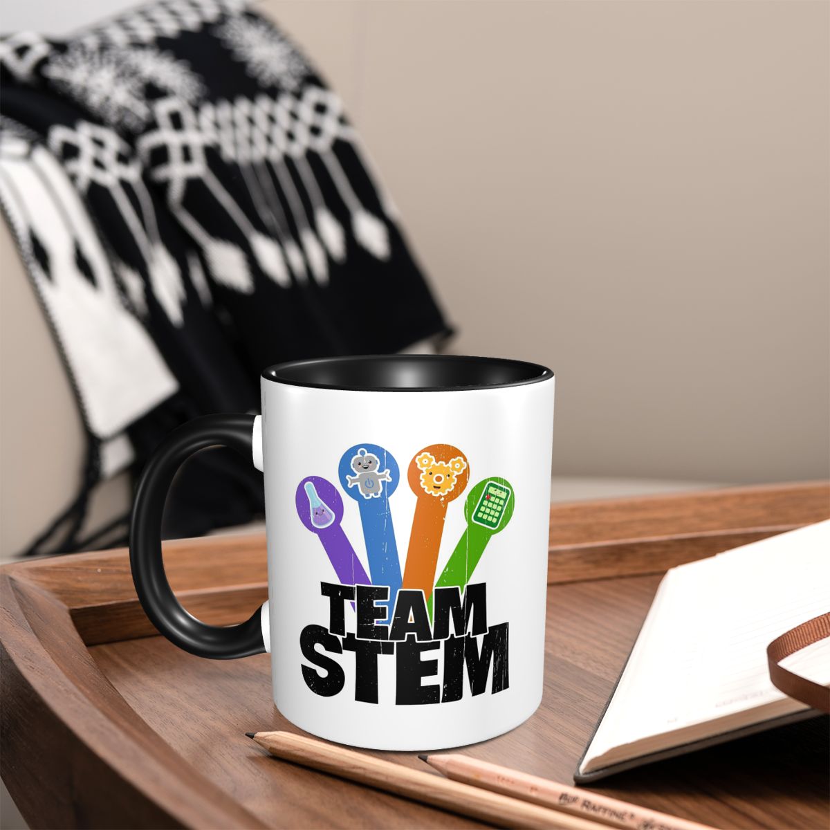 Coffee Tea Icon - Team Stem Wetenschap Technologie Techniek Wiskunde