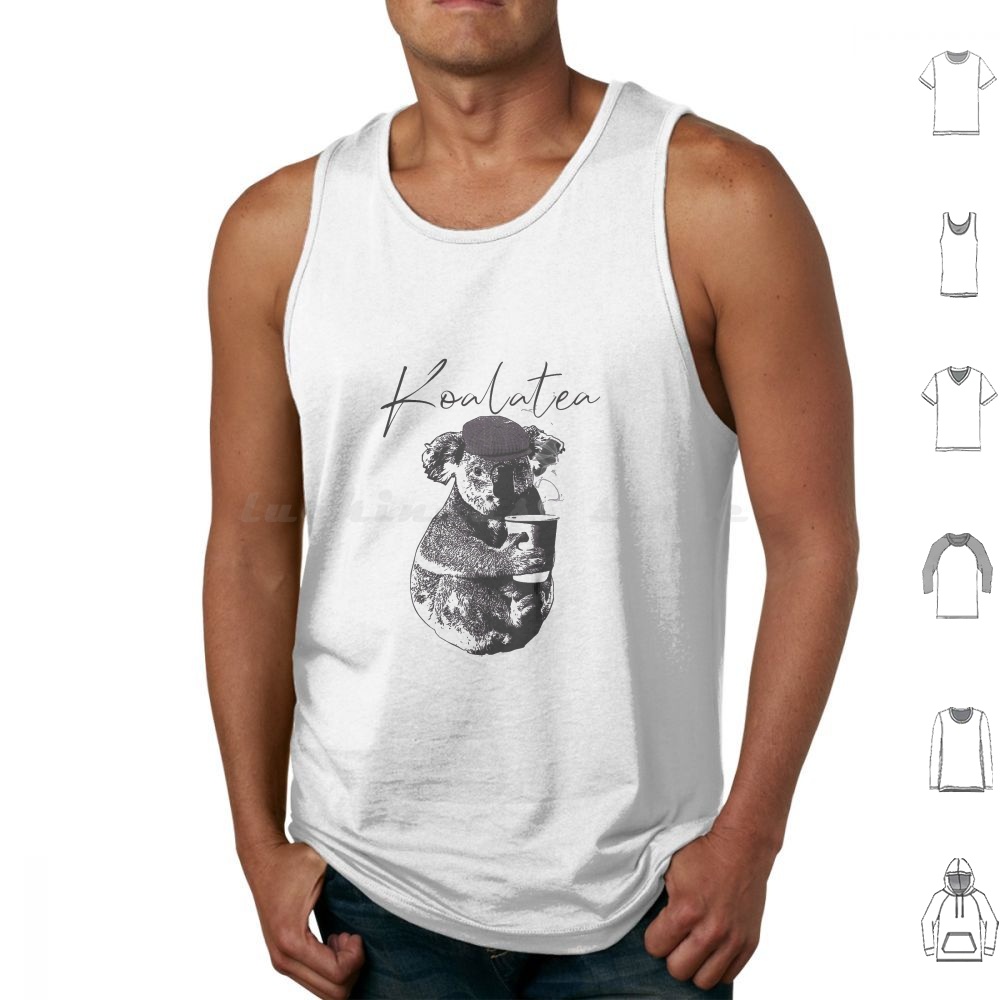 Coffee Tea Joke - Koalatea Tanktops Vest Mouwloos Thee Koala