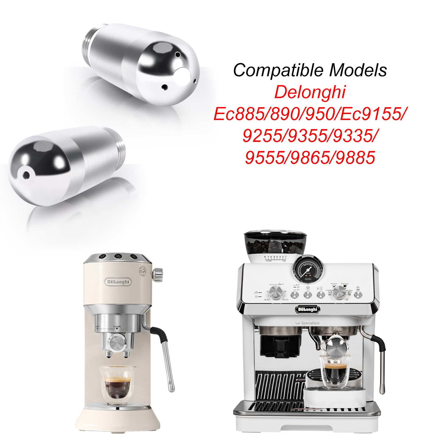 Delonghi Espresso Magnifica - Koffie Stoommondstuk voor Delonghi EC885/890/9155/9255/9355/9665/9865 Koffie