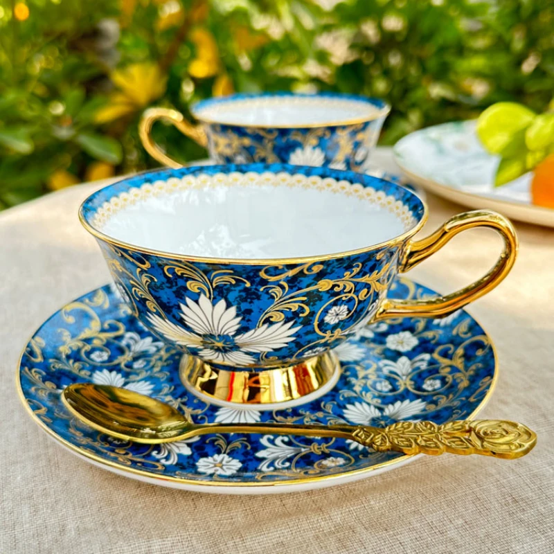 Coffee Tea English - Europese stijl hoogwaardige porseleinen koffiekop en