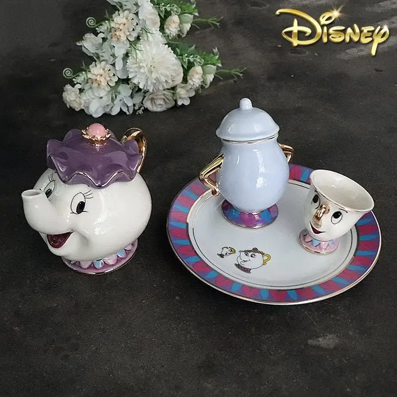 Coffee And Tea Bar - Hete theepot cartoon Belle en het