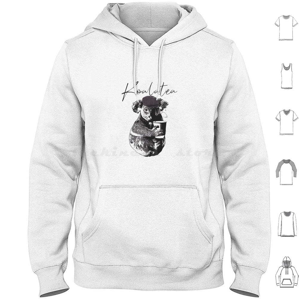 Coffee Tea Joke - Koalatea Hoodie Katoen Lange Mouw Thee