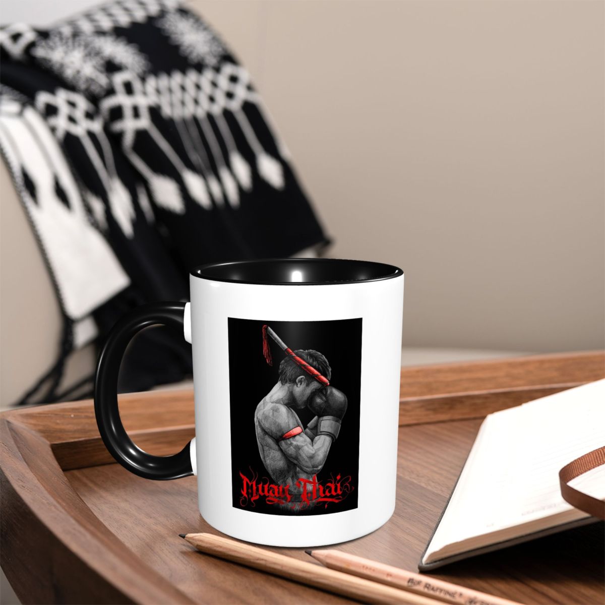 Coffee Tea Thai - Muay Thai Boxing Fighter Mok Grappige