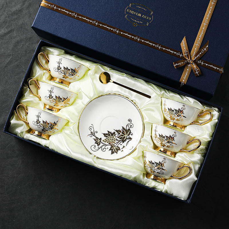 Coffee Tea English - Koffiekopje Kleine prachtige set Keramiek Engels