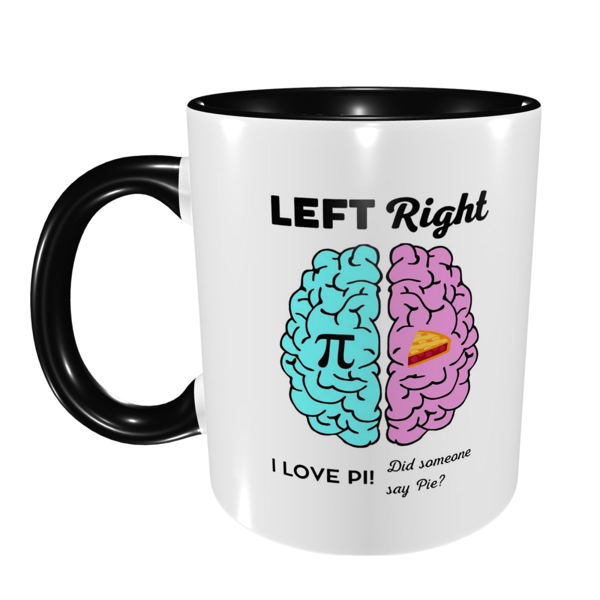 Coffee Tea Joke - Links Rechts Hersenhemisferen Pi Pie Wiskunde