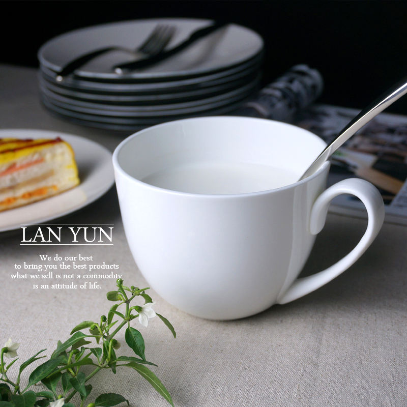 Morning Tea Coffee - 700 ml, effen witte bot China