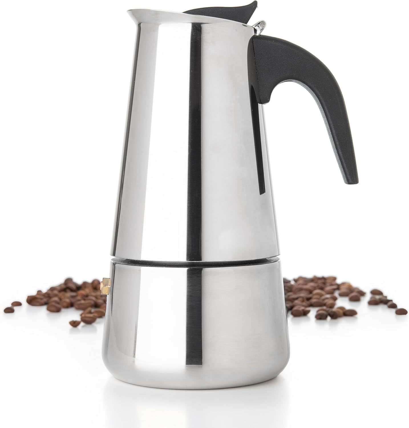 Coffee Tea Latte - Mokka koffiepotten RVS espressopot met koffiekopje