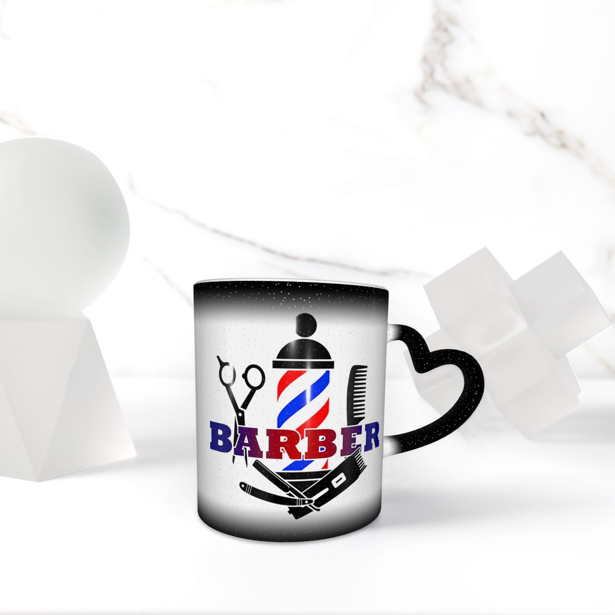 Coffee Tea Icon - Kapperszaak iconen kapper haarstylist mok grappige
