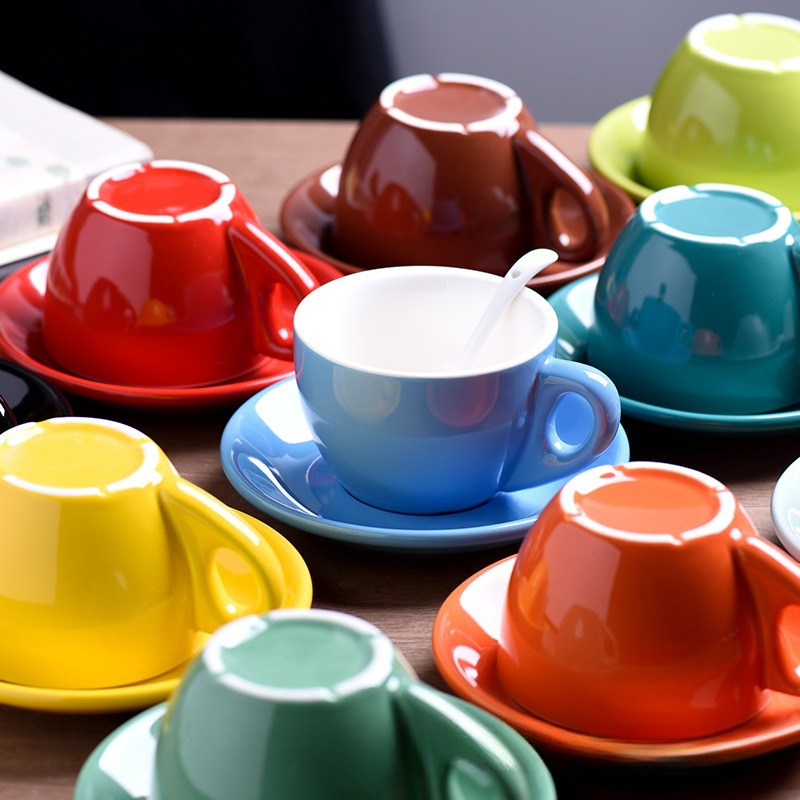Coffee Tea Latte - 250ml Verdikte Kop Grote Capaciteit Creatieve