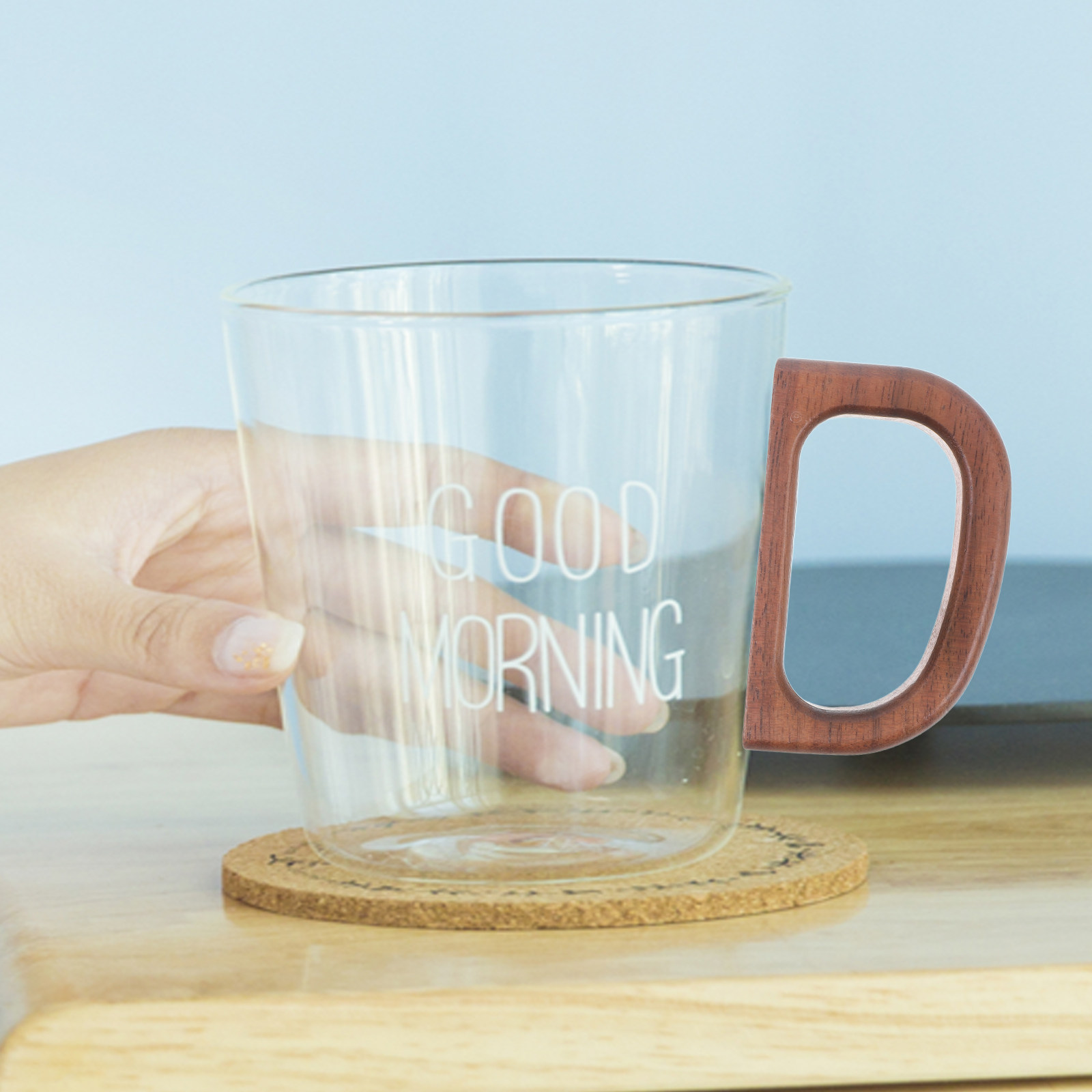 2 stuks walnoot houten mokhand - Coffee Tea Replacement recensie en prijs