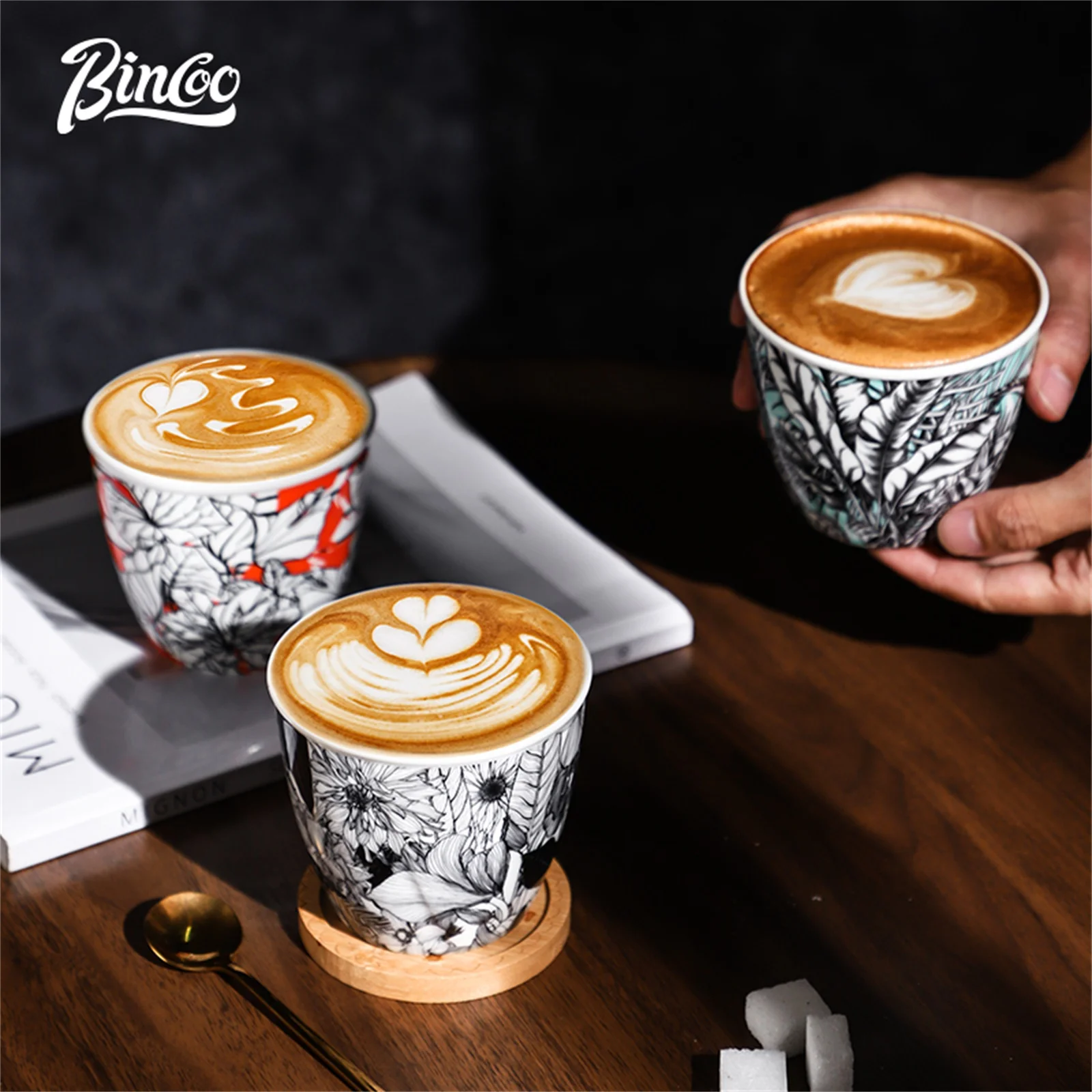 BINCOO Keramische Koffiekop Cr - Coffee Tea Latte recensie en prijs