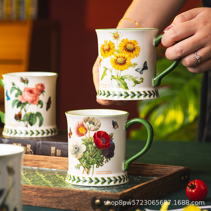 Creatieve keramische koffiekop - Coffee Tea English recensie en prijs
