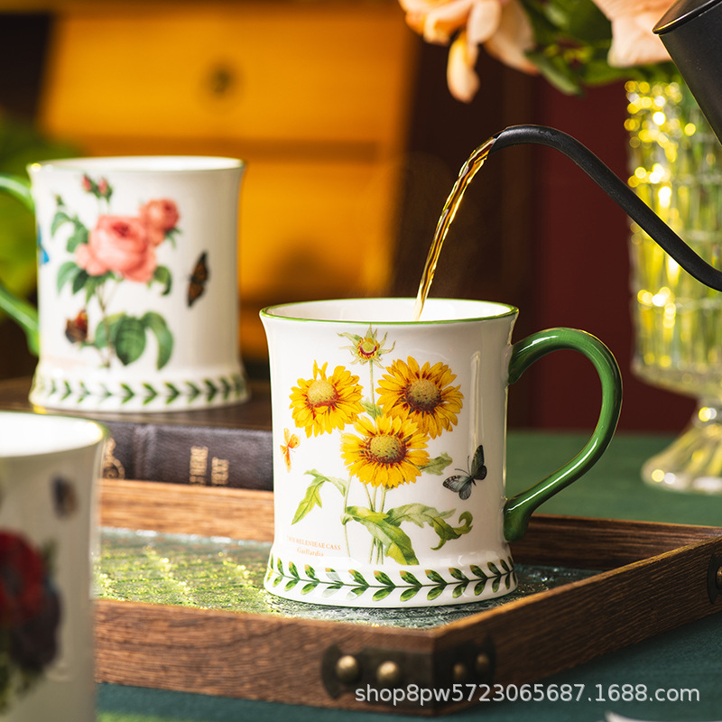 Creatieve keramische koffiekop - Coffee Tea English recensie en prijs