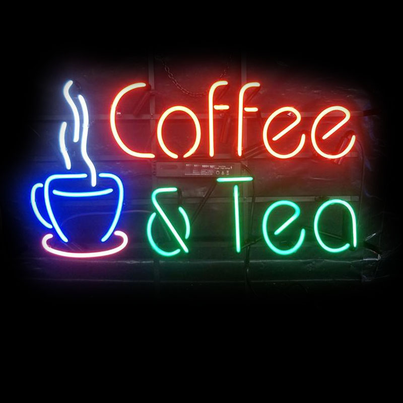 Neon bord koffie thee restaura - Coffee Tea Icon recensie en prijs