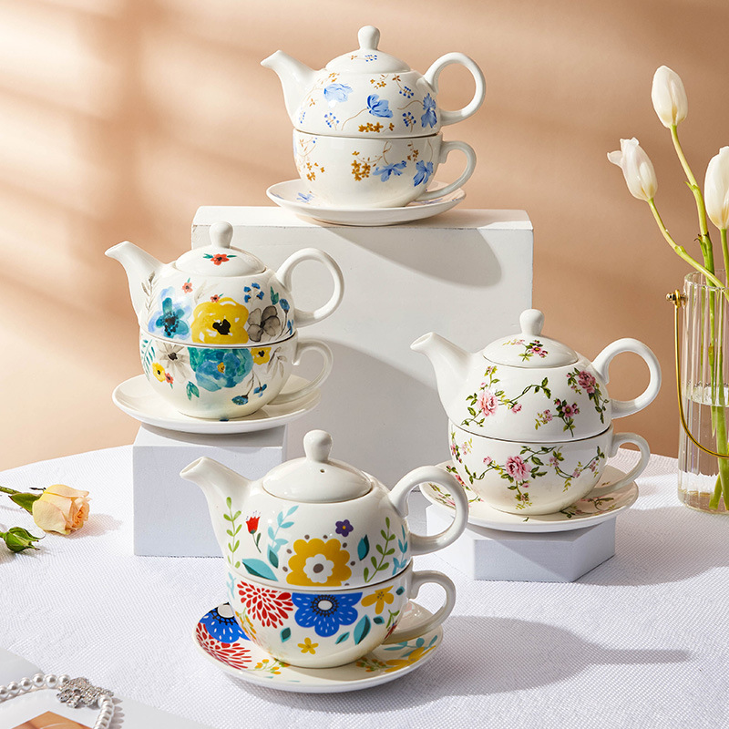 Moeder zoon theepot set, Engel - Coffee Tea English recensie en prijs