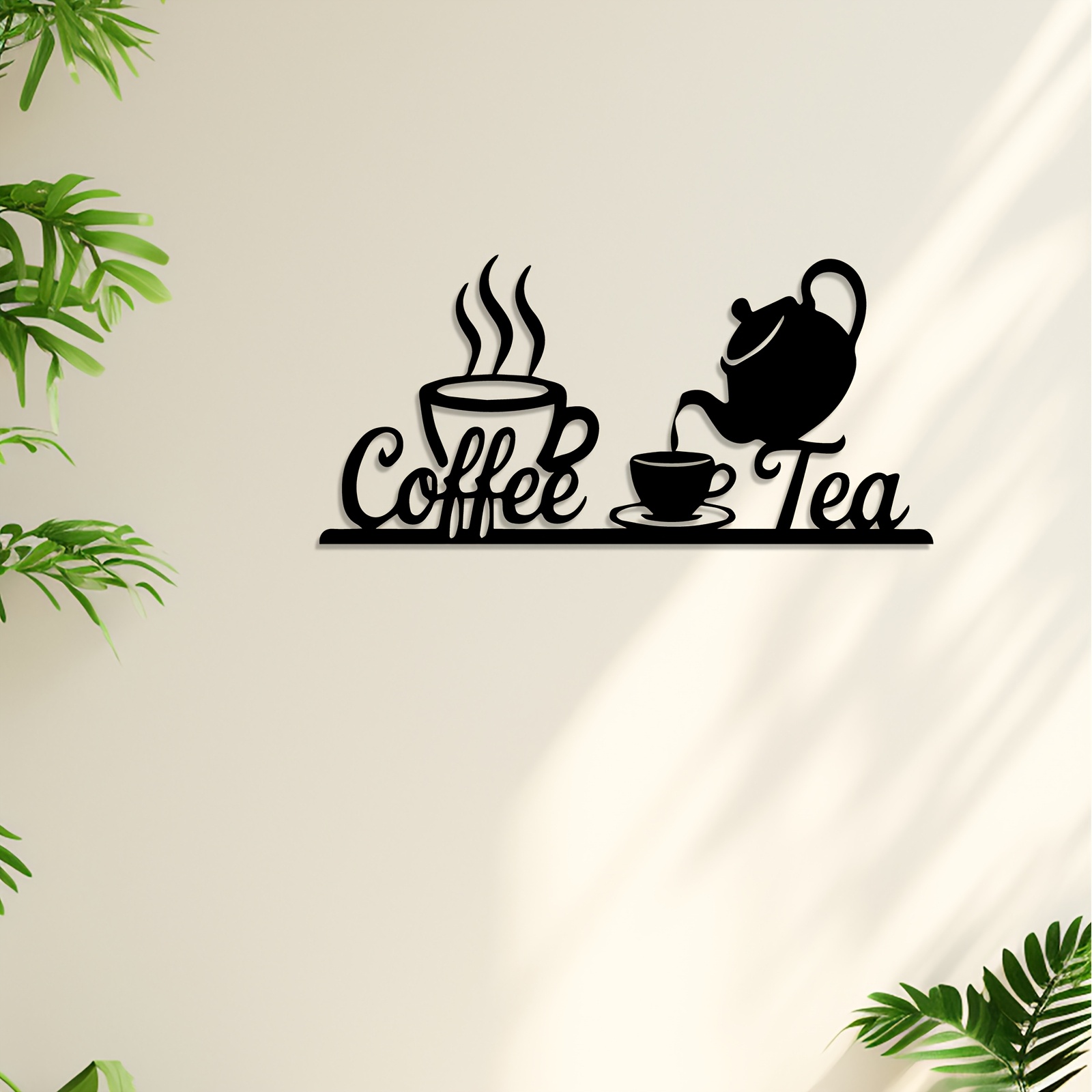 1-delige set rustieke metalen  - Coffee Tea Icon recensie en prijs