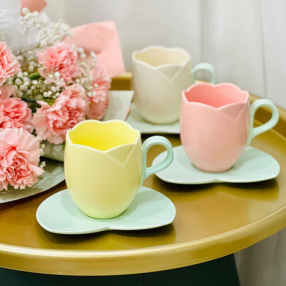 Tulp Koffiekopje met Schotel K - Coffee Tea Love recensie en prijs