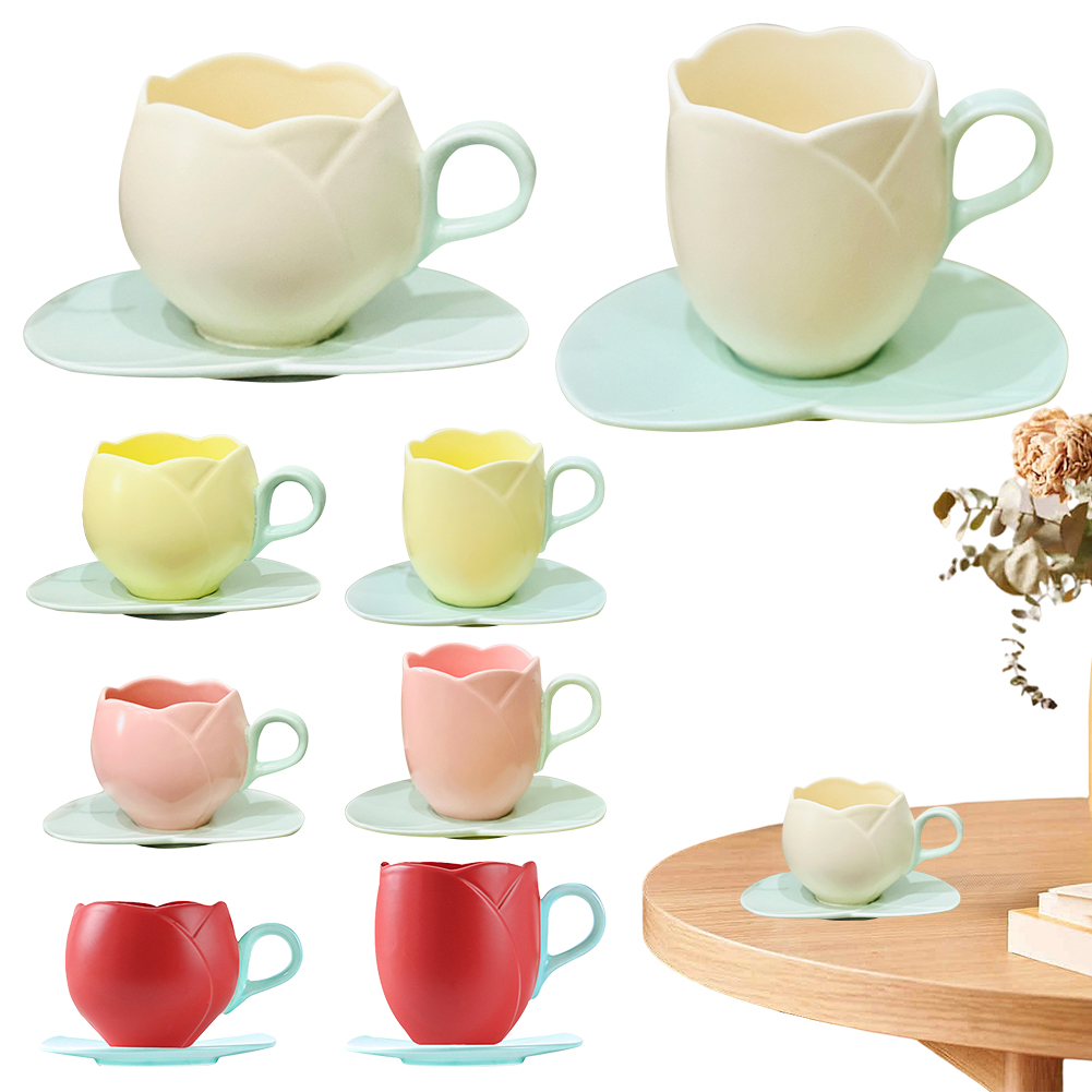 Tulp Koffiekopje met Schotel K - Coffee Tea Love recensie en prijs