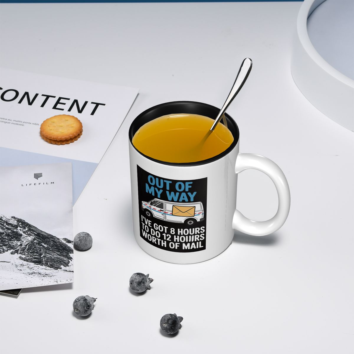 Postbode grap voor bezorgchauf - Coffee Tea Joke recensie en prijs
