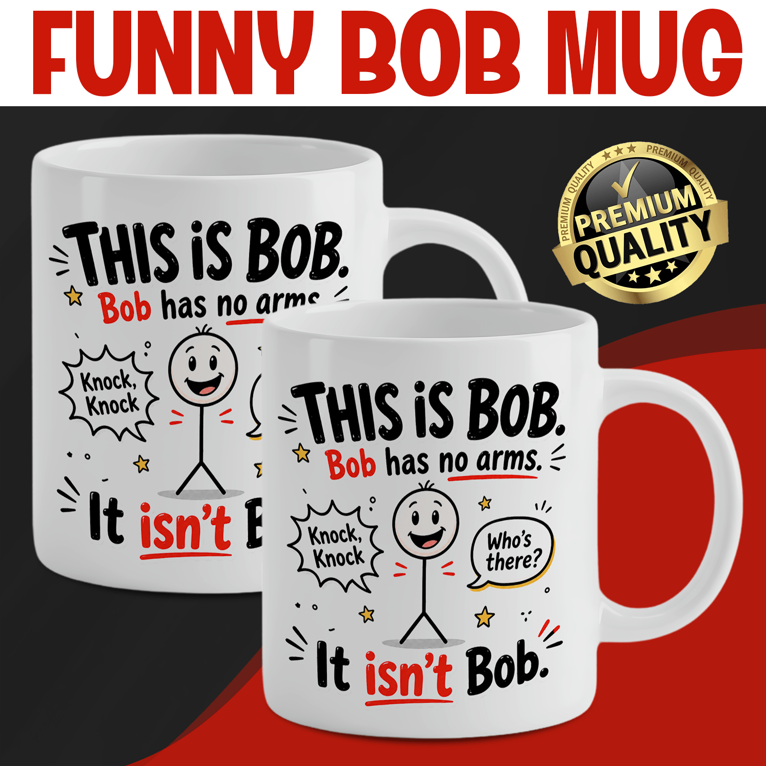 Grappige witte keramische koff - Coffee Tea Joke recensie en prijs