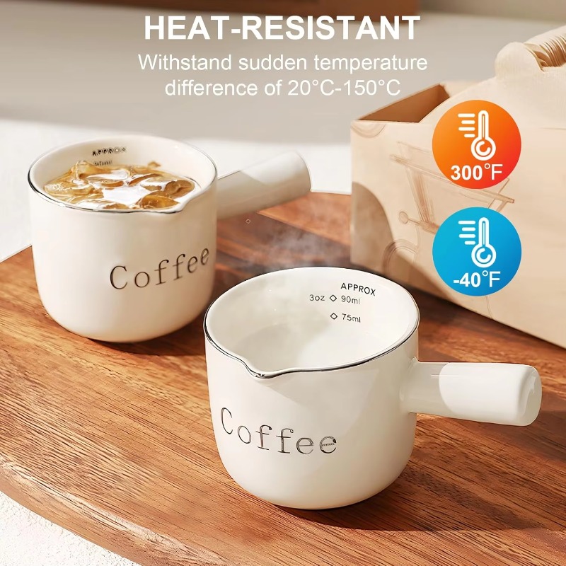 Mini keramische koffiekop met  - Coffee Tea Latte recensie en prijs