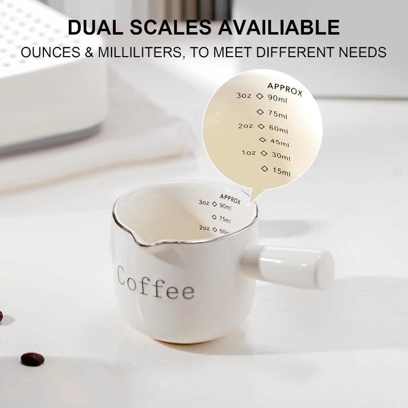 Mini keramische koffiekop met  - Coffee Tea Latte recensie en prijs