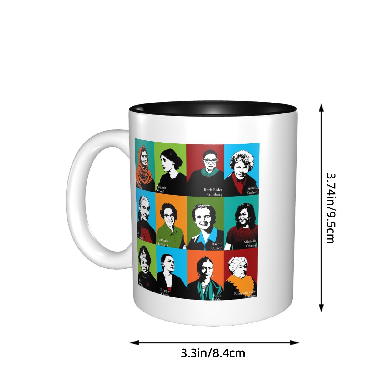 Feministische iconen mok grapp - Coffee Tea Icon recensie en prijs