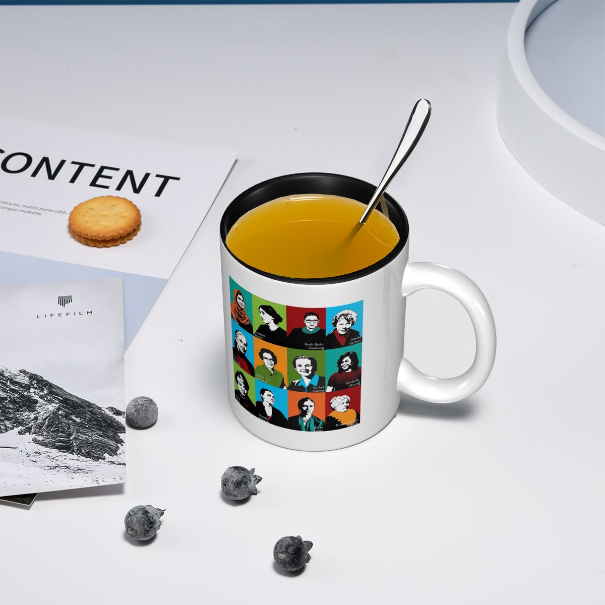 Feministische iconen mok grapp - Coffee Tea Icon recensie en prijs