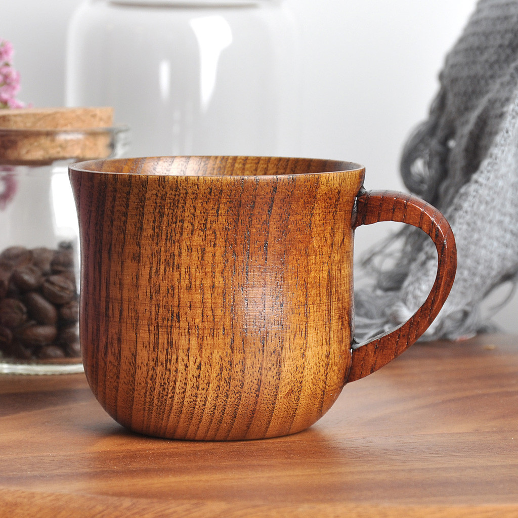 Houten koffiemok handgemaakt v - Morning Tea Coffee recensie en prijs