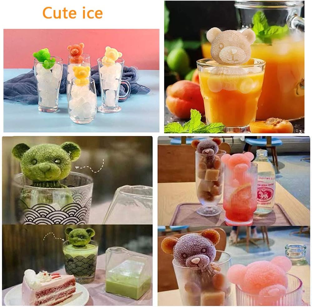 1~6 stuks ijsbeer-vormpjes 3D  - Coffee Tea Love recensie en prijs