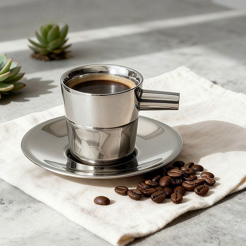 2-pack RVS Koffiekopjes, Koffi - Coffee Tea Latte recensie en prijs