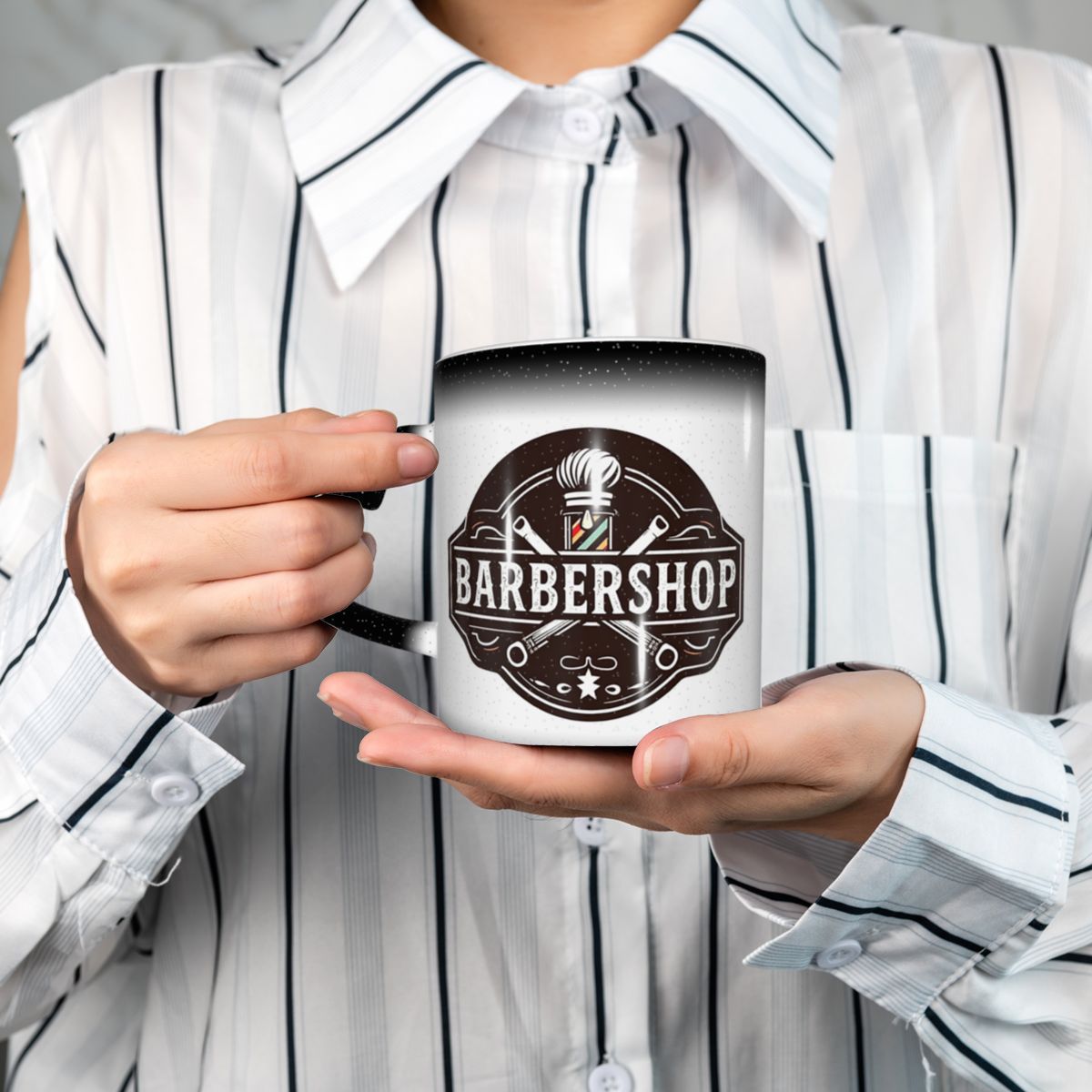 Kapper Iconen Kapper Haarstyli - Coffee Tea Icon recensie en prijs