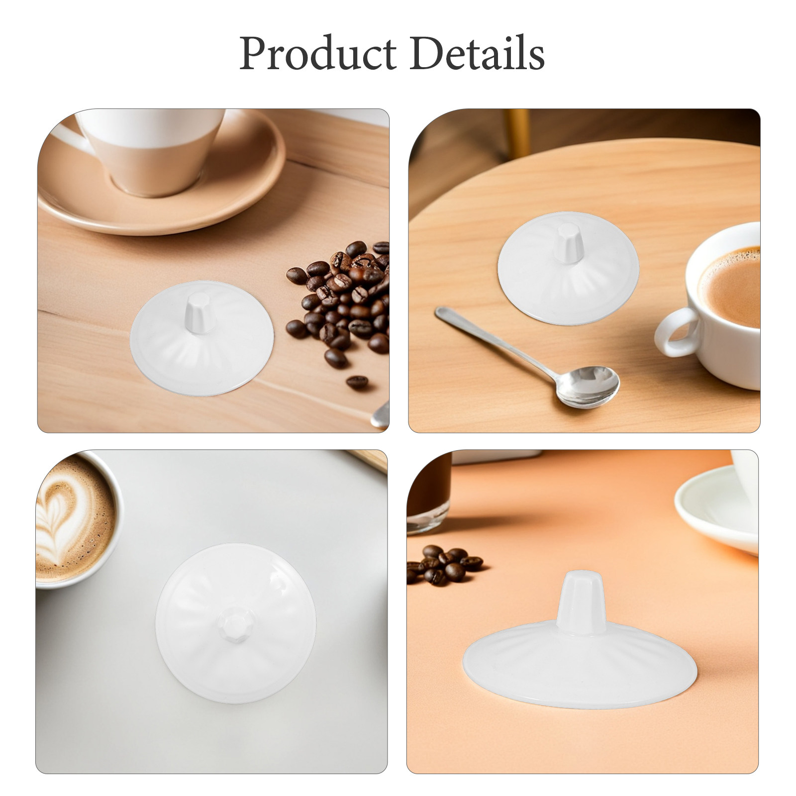 2 stuks porseleinen mokdeksel  - Coffee Tea Replacement recensie en prijs
