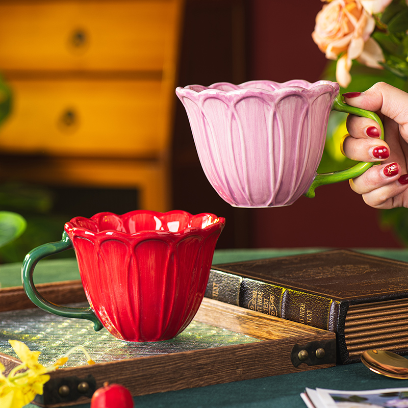 Creatieve keramische koffiekop - Coffee Tea English recensie en prijs