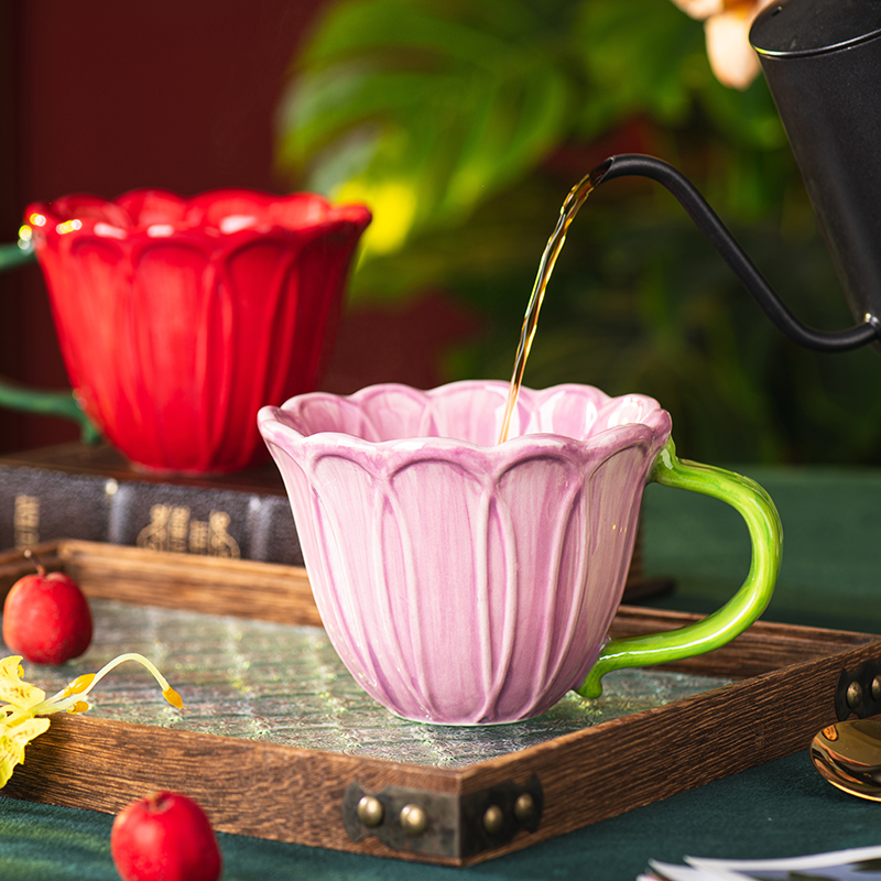 Creatieve keramische koffiekop - Coffee Tea English recensie en prijs
