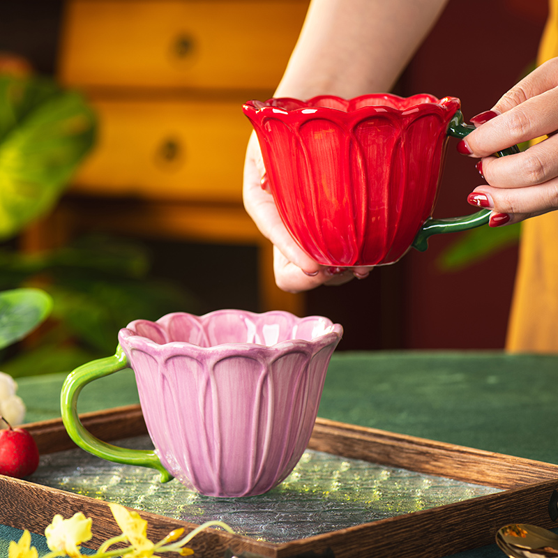 Creatieve keramische koffiekop - Coffee Tea English recensie en prijs
