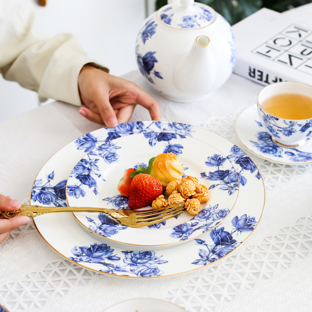 Bone China koffiekopjesset, En - Coffee Tea English recensie en prijs