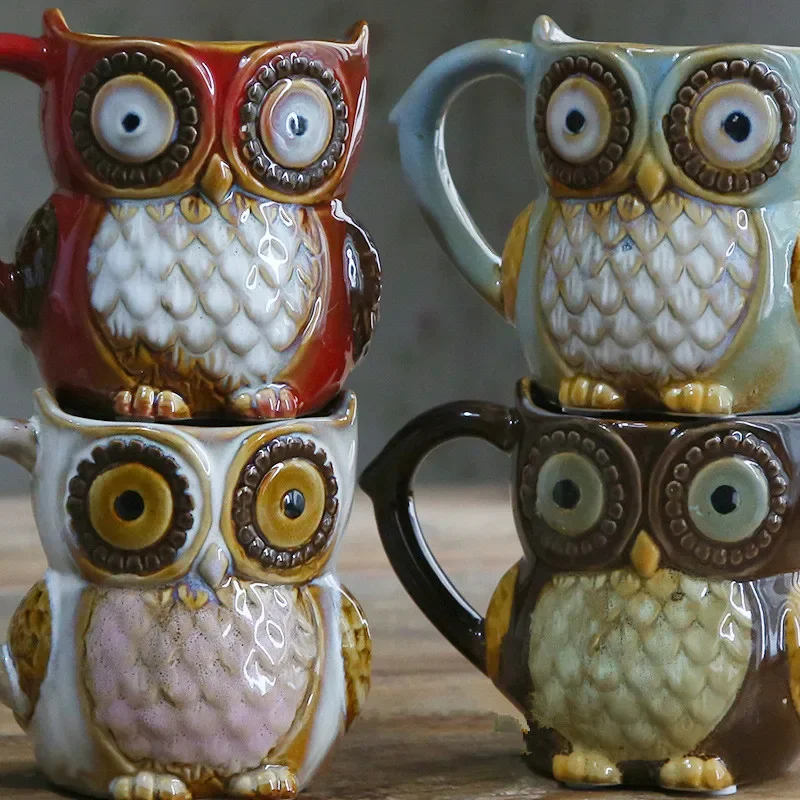 Leuke Uil Cartoon Koffie Drink - Morning Tea Coffee recensie en prijs