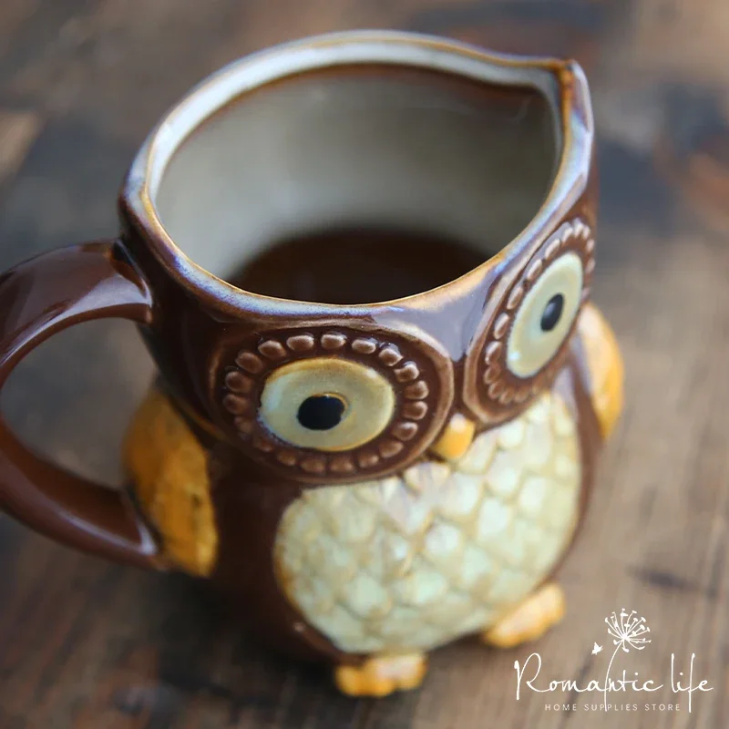 Leuke Uil Cartoon Koffie Drink - Morning Tea Coffee recensie en prijs