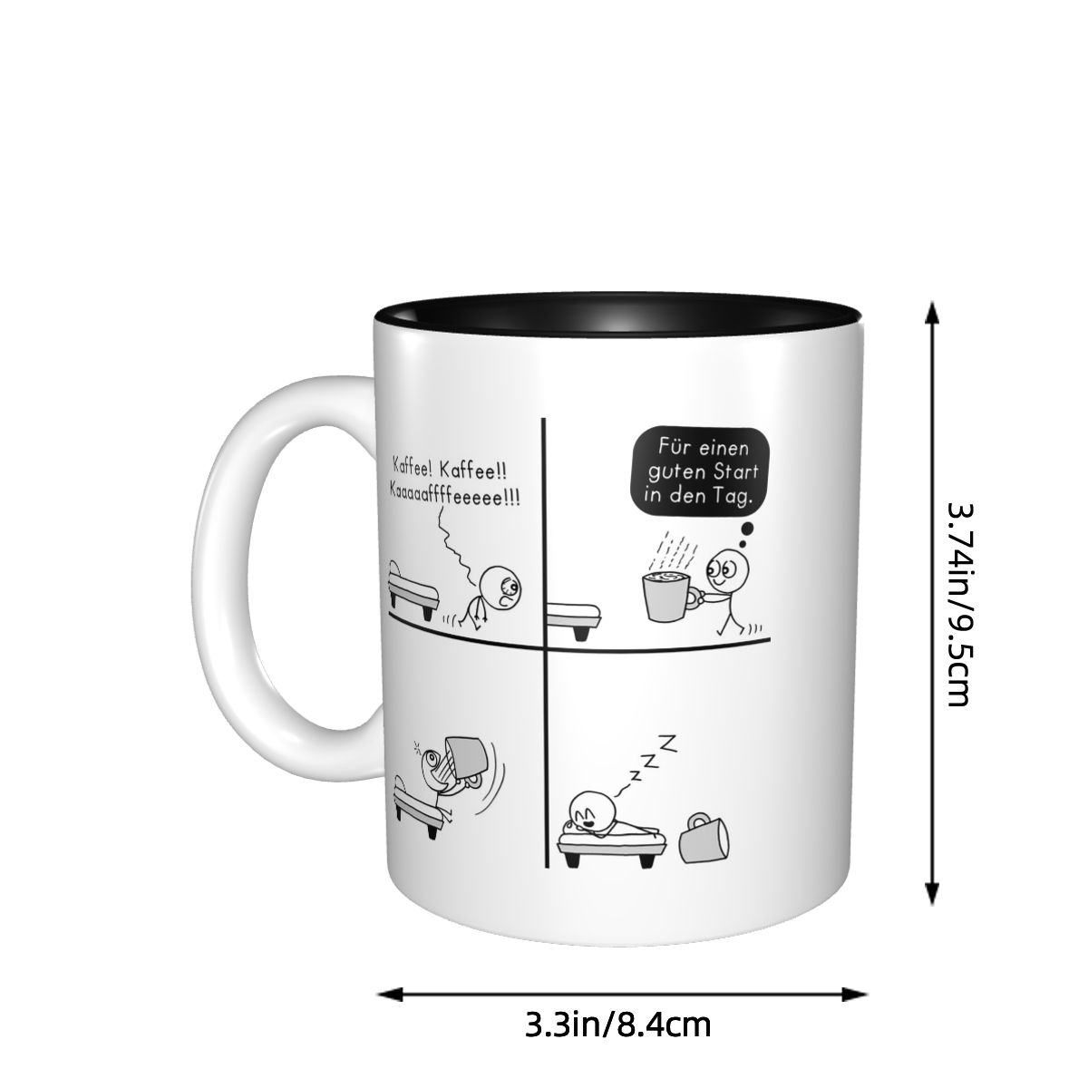 Ochtendkoffiemok Grappige kera - Morning Tea Coffee recensie en prijs