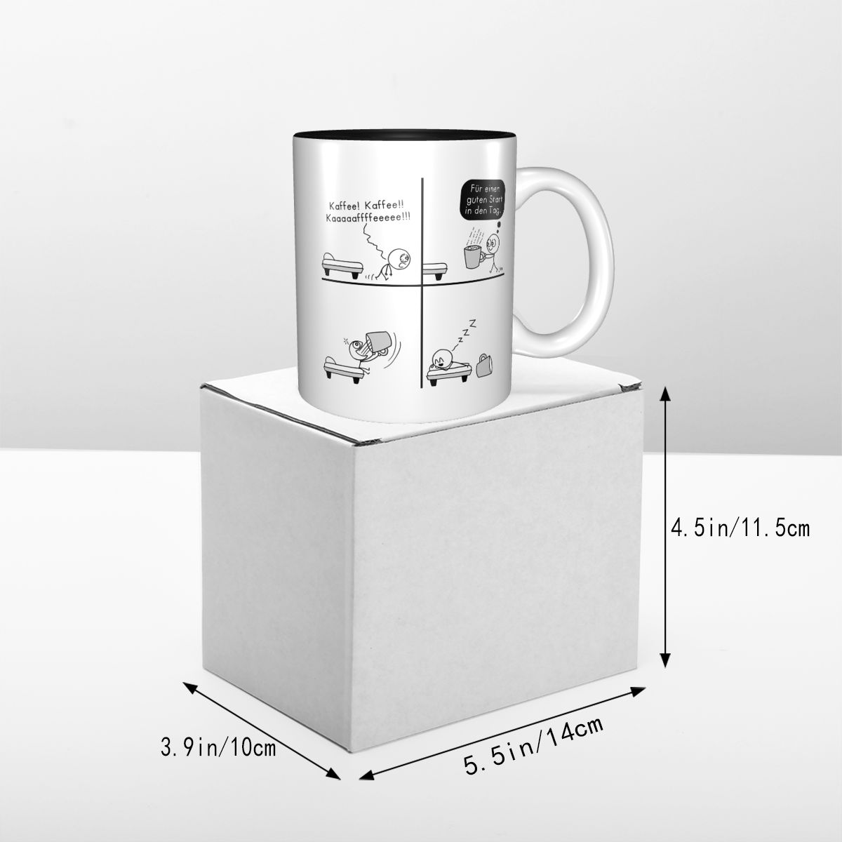 Ochtendkoffiemok Grappige kera - Morning Tea Coffee recensie en prijs