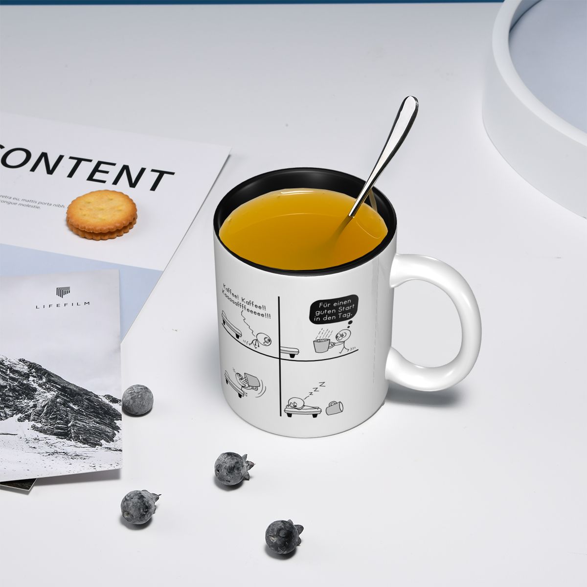 Ochtendkoffiemok Grappige kera - Morning Tea Coffee recensie en prijs