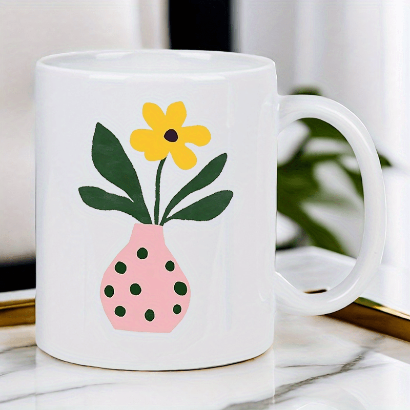 Keramische mok met schattige r - Morning Tea Coffee recensie en prijs