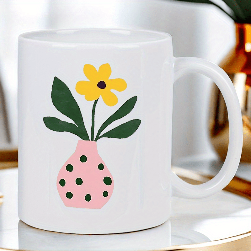 Keramische mok met schattige r - Morning Tea Coffee recensie en prijs