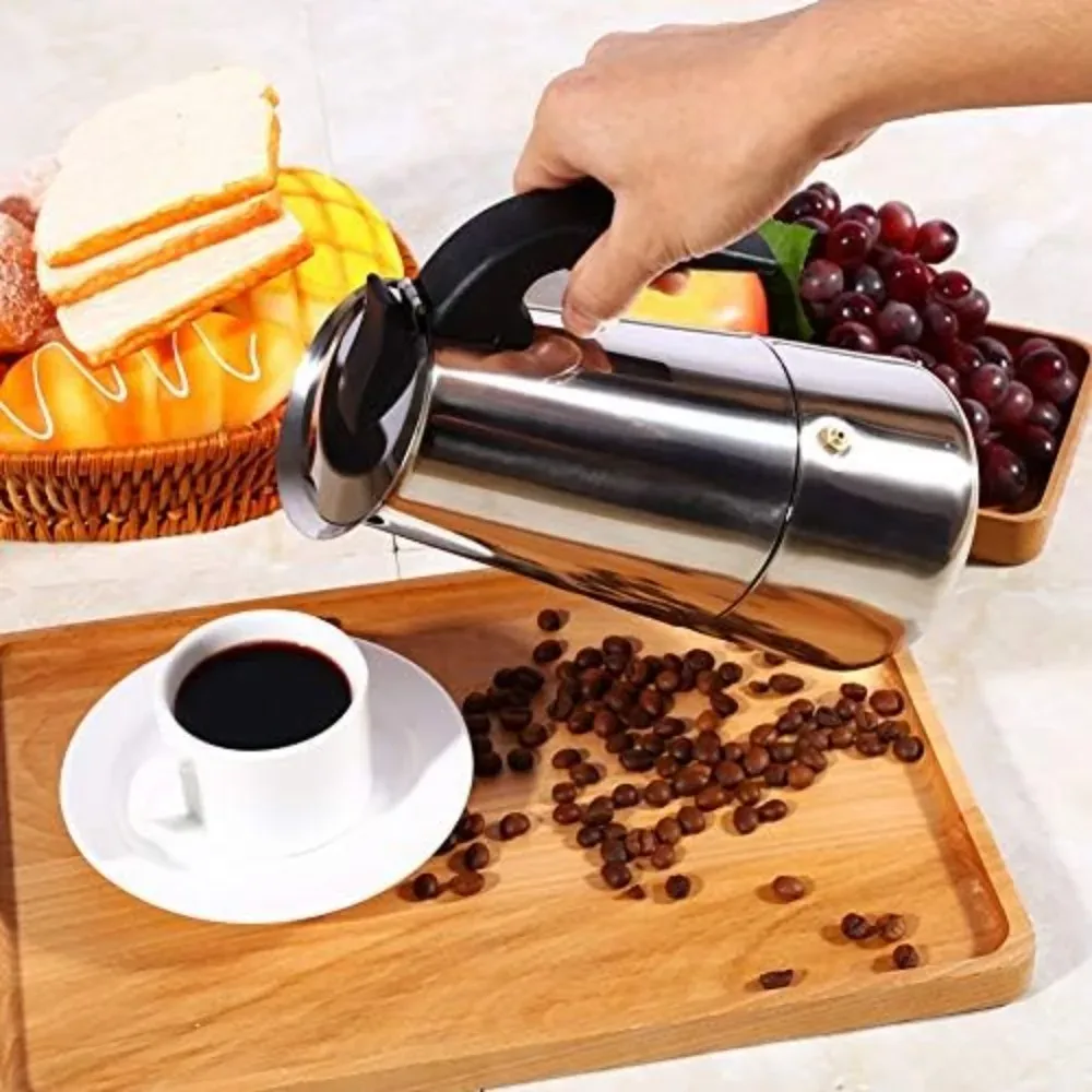Mokka koffiepotten RVS espress - Coffee Tea Latte recensie en prijs